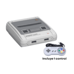 Consola Emuladora SuperPI SuperFamicom - 64GB + 2 Controles USB