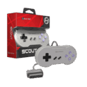 Control Premium "SCOUT" alámbrico para SNES